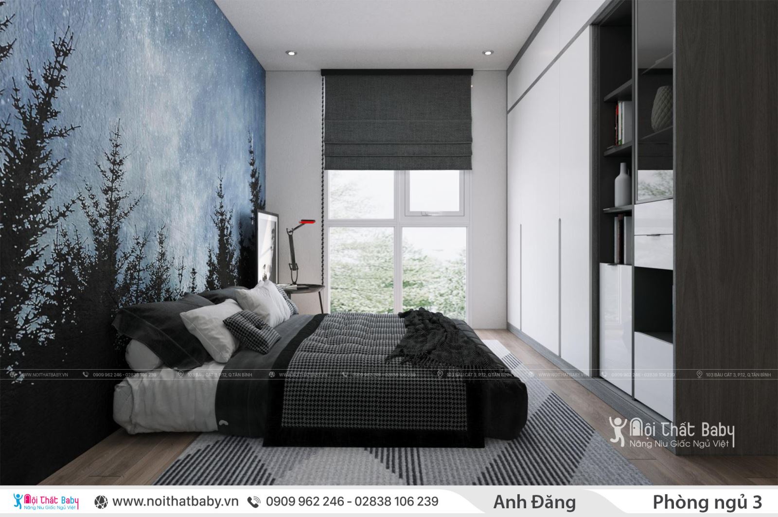 Thiết kế nội thất nhà phố quận Bình Thạnh phong cách hiện đại